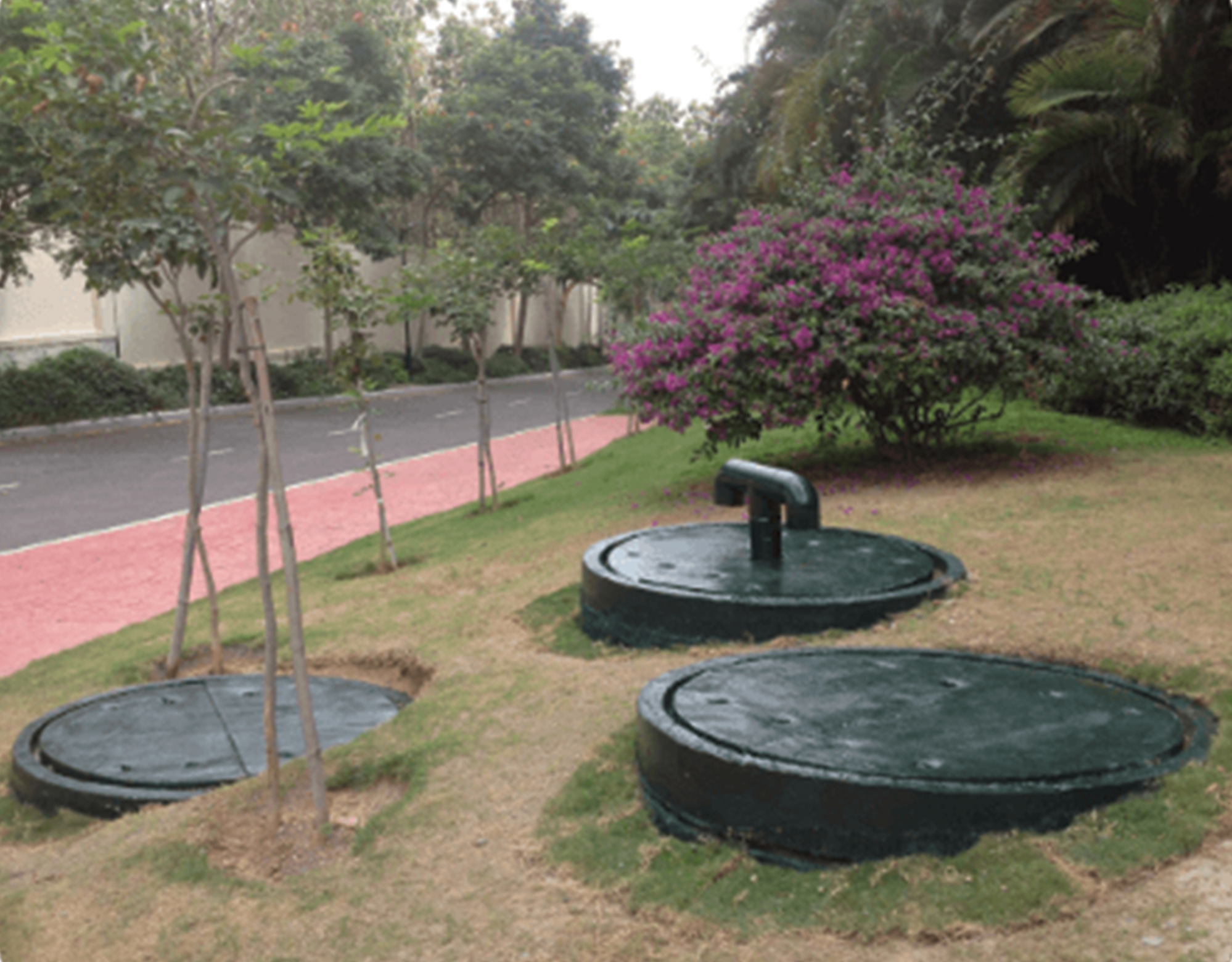 RAIN WATER HARVESTING THROUGH V-WIRE SYSTEM FOR INJECTION WELL